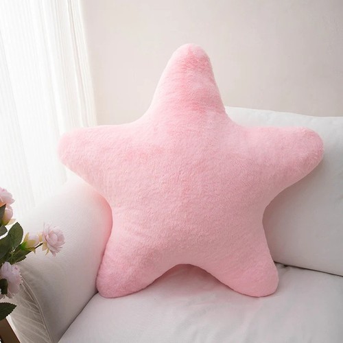 Star shape plush cushion - star,