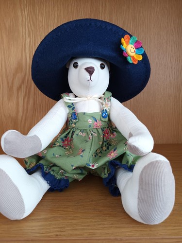 Handmade bear dressed - handmade,