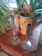 Two vintage candlesticks - two,