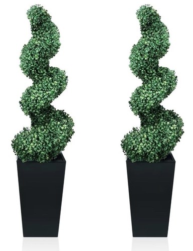 Artificial boxwood spiral - boxwood,