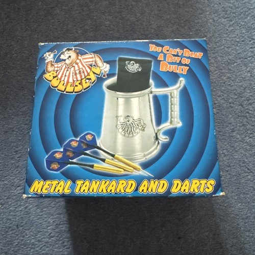 Bullseye metal tankard and - bullseye,