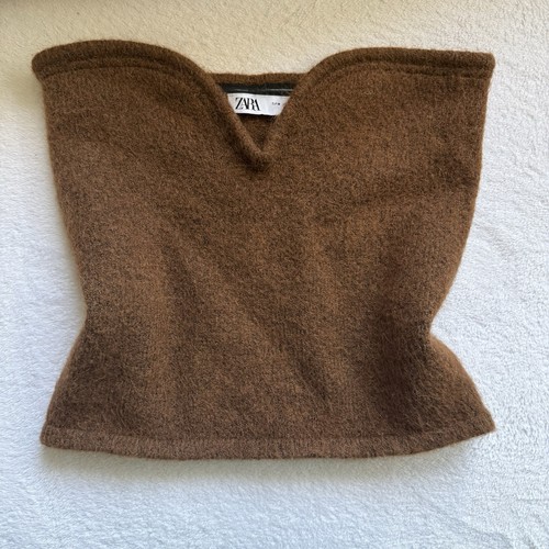Zara brown alpaca wool - alpaca, blend