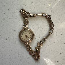 Working Vintage Gold Rotary Ladies Watch 9ct 375 stamped, 14.5 grams, 