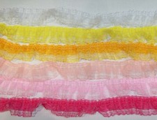 Lace Gathered Ribbon Trim 45mm