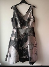 coast black floral dress