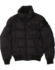 BLAUER Boys Padded Jacket 13-14 Years Black Polyamide AS01