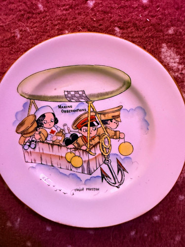 Ceramic deco plate - ceramic,