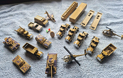 Military mixed lot metal - military,