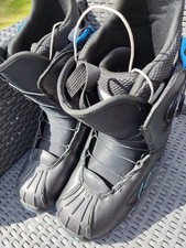 Burton Progression Boys Girls Women Snowboard Boots UK Size 6.5 Black Not Vans