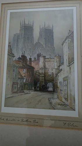 Robson signed print york - f,