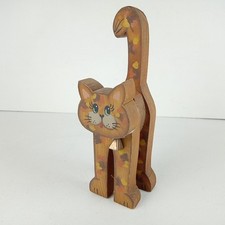 Vintage Hand-Painted Wooden