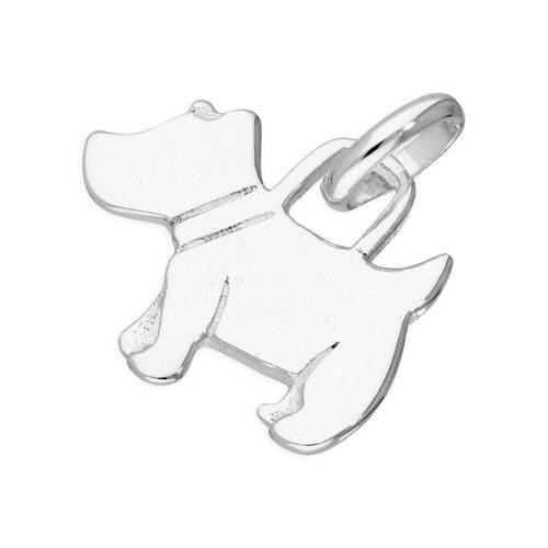 Sterling silver scottie dog - sterling,