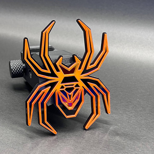 Black widow hitch cover - 1x,
