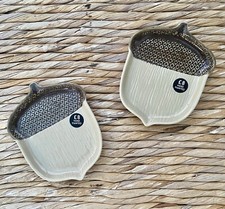 NEXT Acorn Trinket Plate Candle Holder Plate Dish Boxed Autumnal Oak Tree Decor