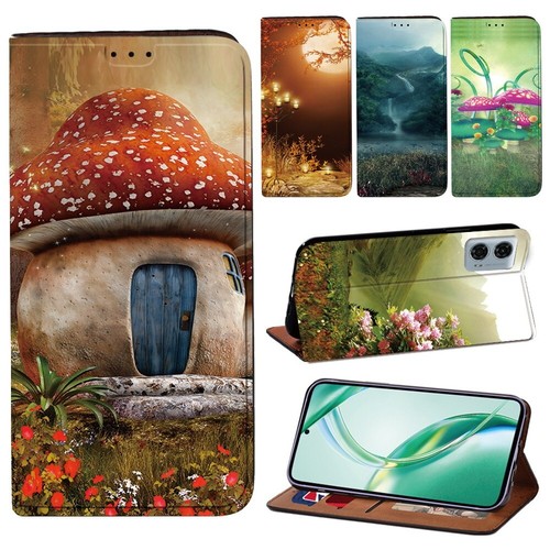 Leather mobile phone - leather, wallet