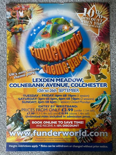 Funderworld theme park fun - funderworld,