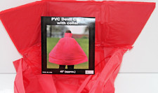 PVC Adult Red Cape  45inch Length