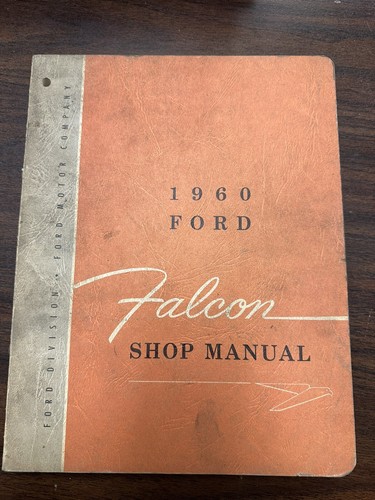 1960 ford falcon shop - ford, manual