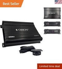 Compact Cobalt 1-Channel 2000W Amplifier - Adjustable Filters & Remote Bass Knob