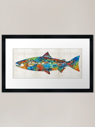 Fish art print - fish,