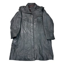 Milan Leather Trench Coat