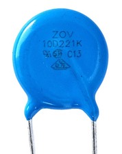 2pcs 10D221K METAL OXIDE VARISTOR_220V breakover for 120V equip 10D-221K-ref:399