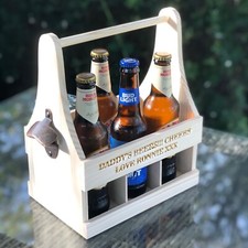 Personalised Wooden Beer Crate
