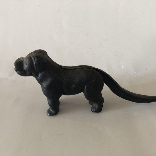 Vintage cast iron dog - vintage,