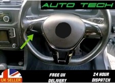 Fits VW Transporter Caddy Mk4 Steering Wheel  Trim Kit Gloss Black Crafter Golf