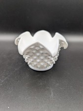 Vintage Fenton Milk Glass Bon
