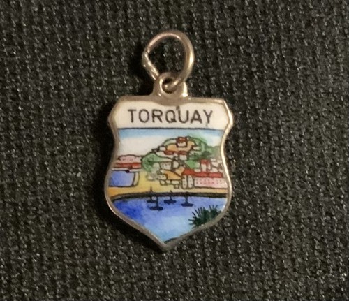Vintage torquay silver enamel - vintage,