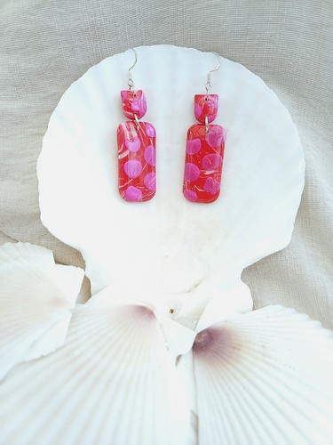 Red and pink marble - and, effect