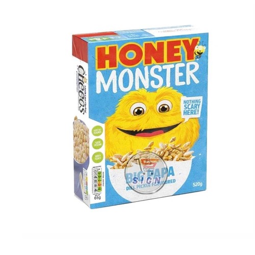 Honey monster wheat puffs - honey,