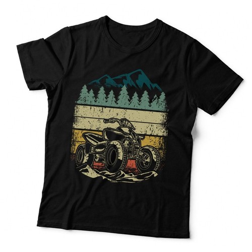Retro vintage 4x4 atv - 4x4, four