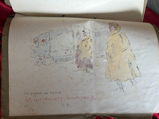 16  ww1 Original Medical Drawings Ambulance Unit 1915