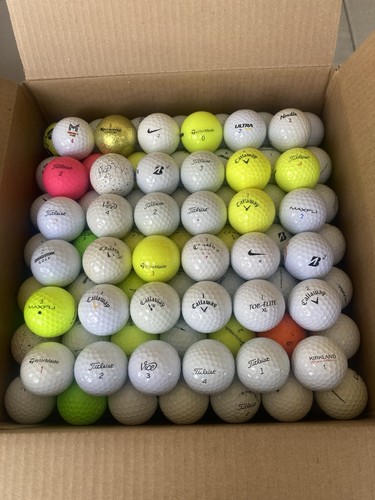 168 used golf balls mixed - 168,