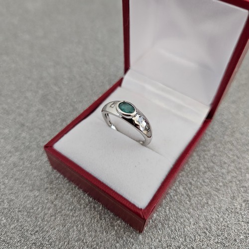 Grandidierite and zircon ring - grandidierite,