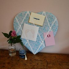 Ditsy Floral Fabric Heart