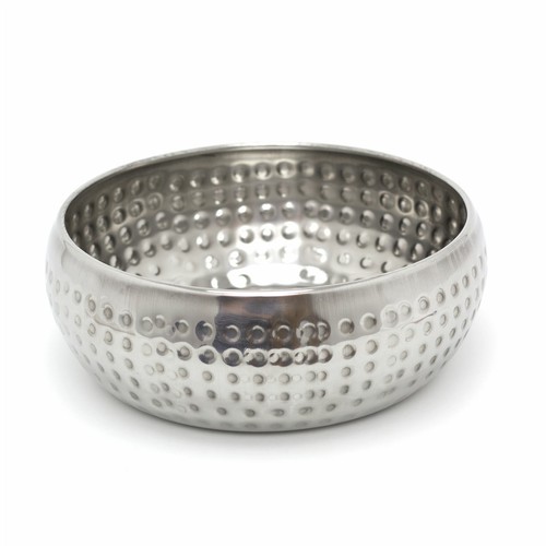 15cm silver metal kitchen bowl - 15cm,
