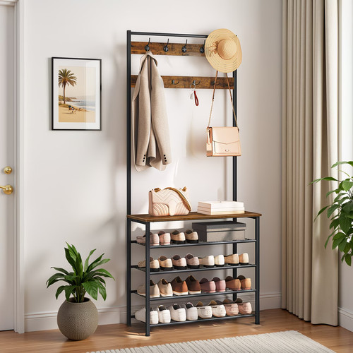 Standing coat rack with - standing,