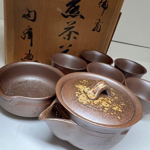 Japanese bizen ware sencha - japanese,