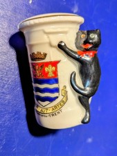 Rare Arcadian crested Black Cat Letter Box