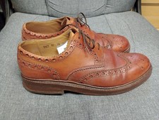 Grenson tan brown leather brogues size 9.5G