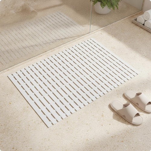 Easy rinse shower floor mat - easy-to-rinse,