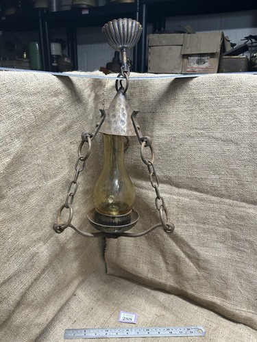 Vintage oil lamp hanging light - lamp,