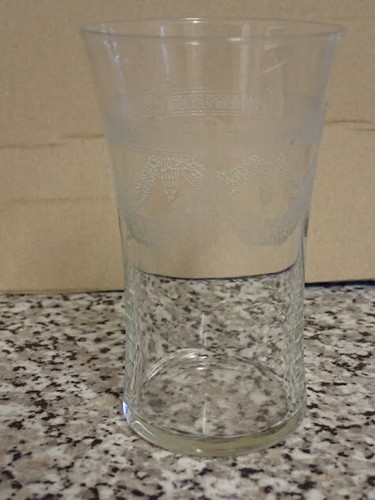 Single etch glass with - , garland