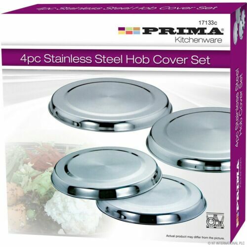 4pc hob cover set stainless - 4pc,