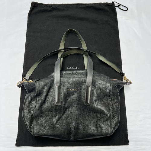 Paul smith large black leather - black,