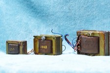 VINTAGE PARTRIDGE VARNISH-DIPPED VALVE AMPLIFIER MAINS/OUTPUT/CHOKE TRANSFORMERS