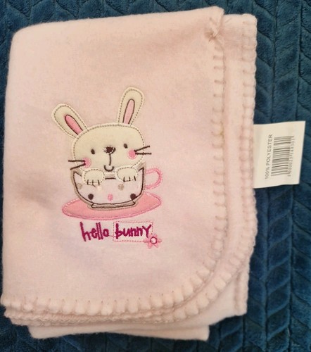 Hello bunny pink fleece - b&m,